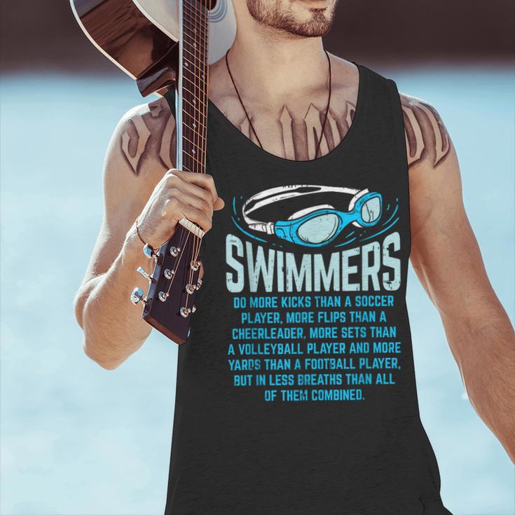 Swimmers Do More Kicks I For Swimming Lovers Men Tank Top Swimmers Do More Kicks I For Swimming Lovers Men Tank Top