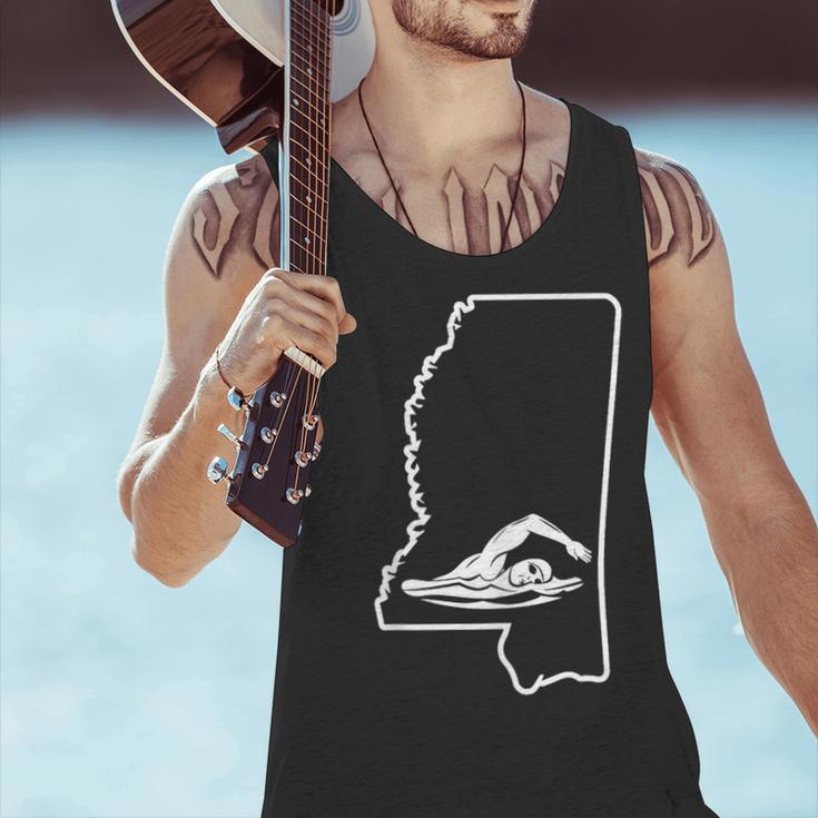 Swimming Apparel Mississippi Swimmer Training Men Tank Top Swimming Apparel Mississippi Swimmer Training Men Tank Top