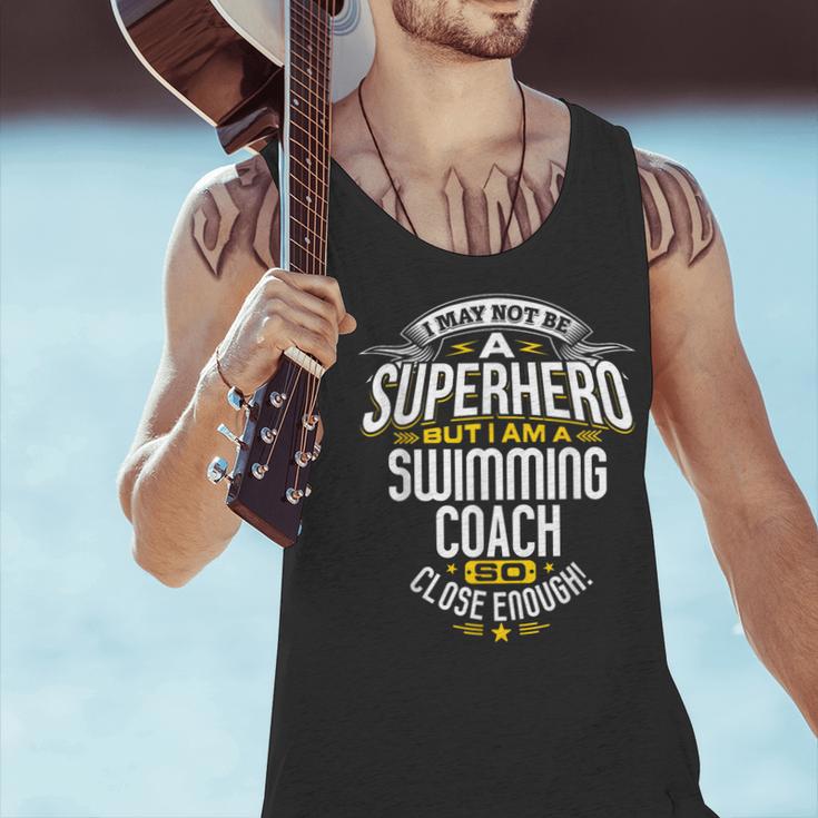 Swimming Coach TShirt Idea Superhero Swimming Shirt Men Tank Top