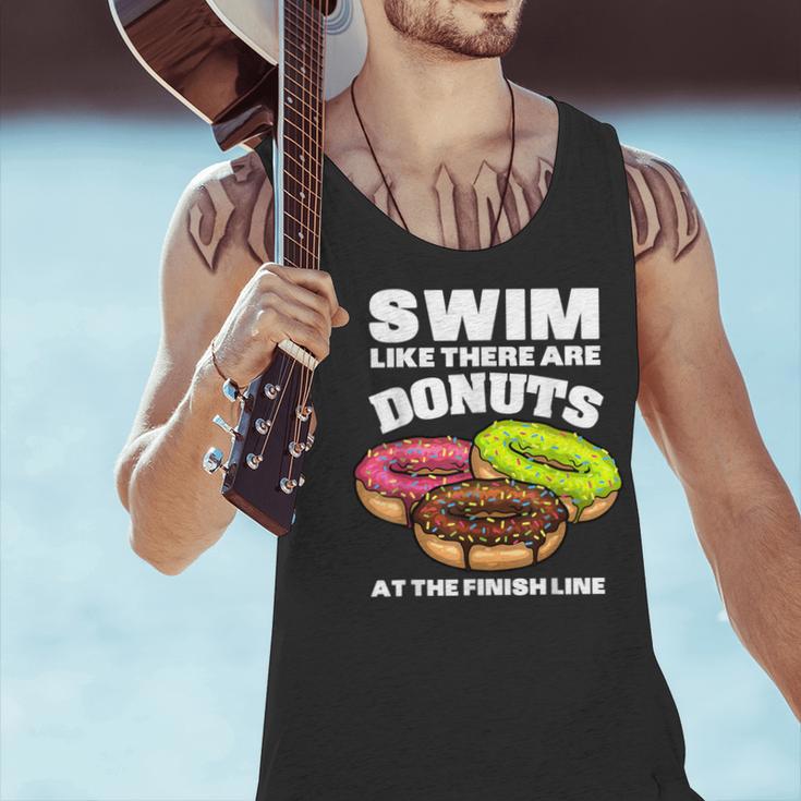 Swimming Donut Men Women Swimmer Sports Athlete Men Tank Top Swimming Donut Men Women Swimmer Sports Athlete Men Tank Top