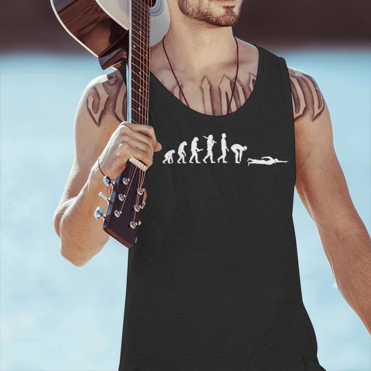 Swimming Evolution For Swimmers Men Tank Top Swimming Evolution For Swimmers Men Tank Top