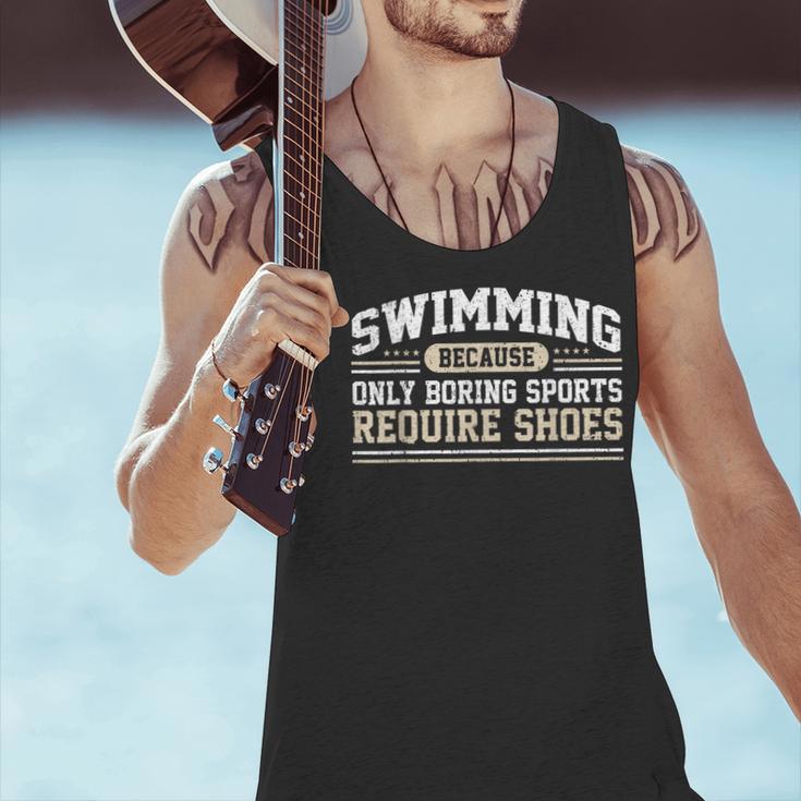 Swimming Saying Swimmer Humor Swim Men Tank Top