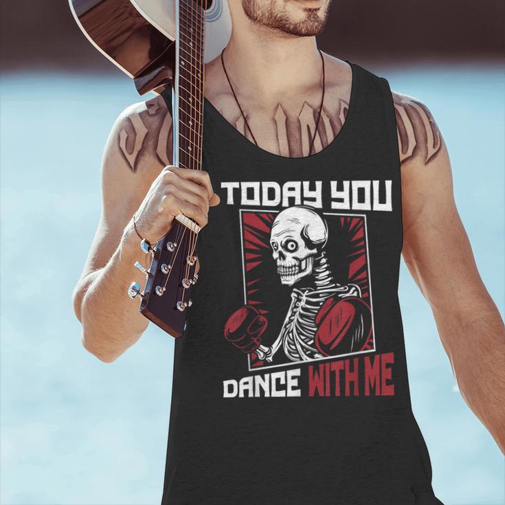 Today You Dance With Me Professional Boxer Muay Thai Boxing Men Tank Top