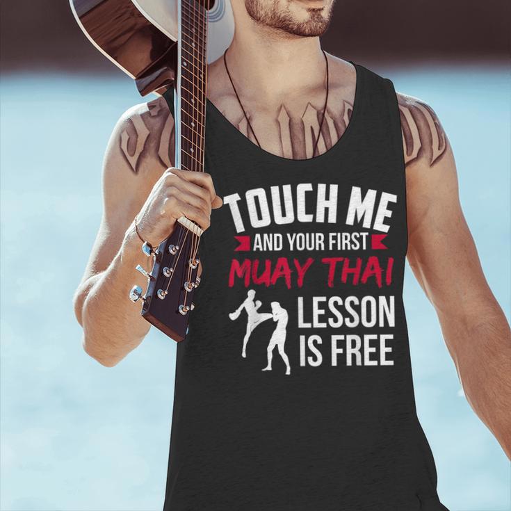 Touch Me And Your First Muay Thai Lesson Is Free Men Tank Top Touch Me And Your First Muay Thai Lesson Is Free Men Tank Top