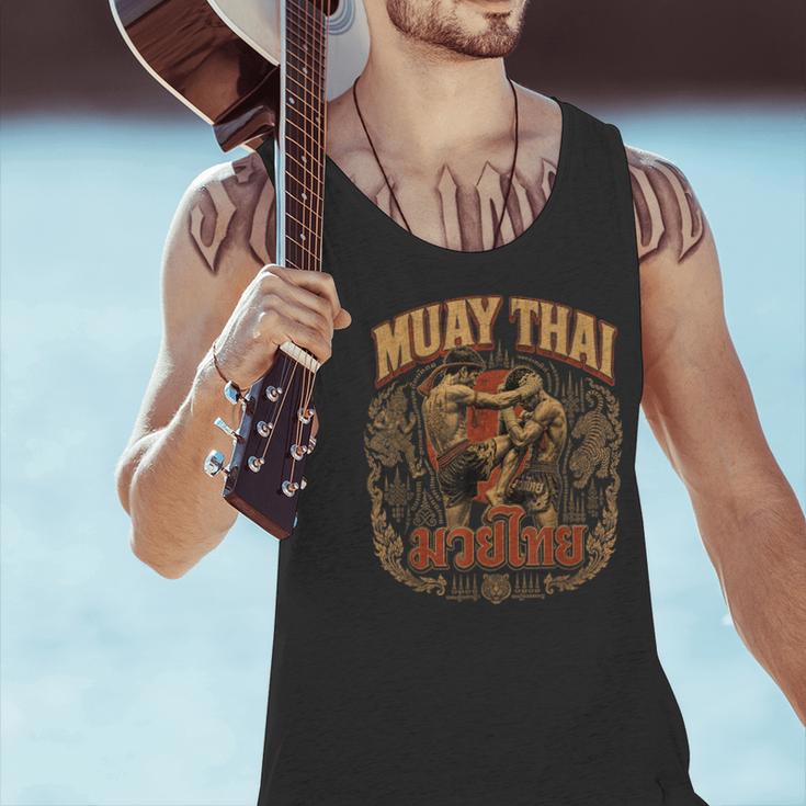 Vintage Muay Thai Thai Boxing Nak Muay Fighter Art Men Tank Top Vintage Muay Thai Thai Boxing Nak Muay Fighter Art Men Tank Top