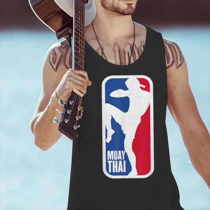 Vintage Muay Thai Fighter MMA Street Fight Kickboxing Club Men Tank Top