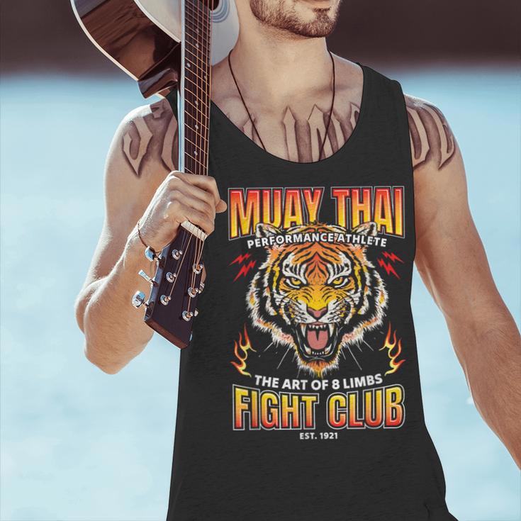 Vintage Muay Thai Twin Tiger Art Of 8 Limbs Men Tank Top
