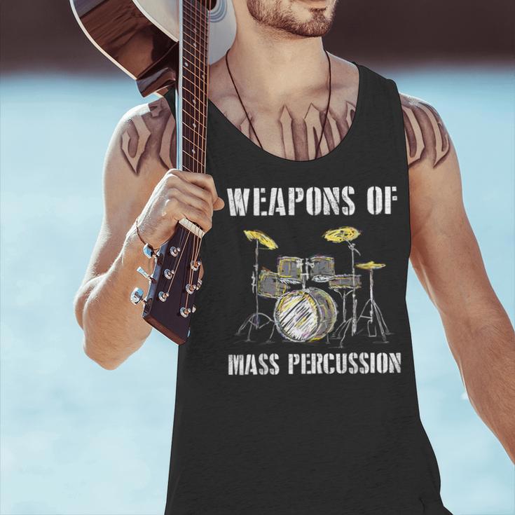 Weapons Of Mass Percussion Band Best Drummer Drum Kit Men Tank Top Weapons Of Mass Percussion Band Best Drummer Drum Kit Men Tank Top