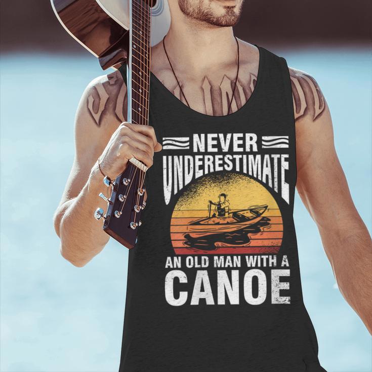 Women's Canoe Old Man Men Tank Top Women's Canoe Old Man Men Tank Top