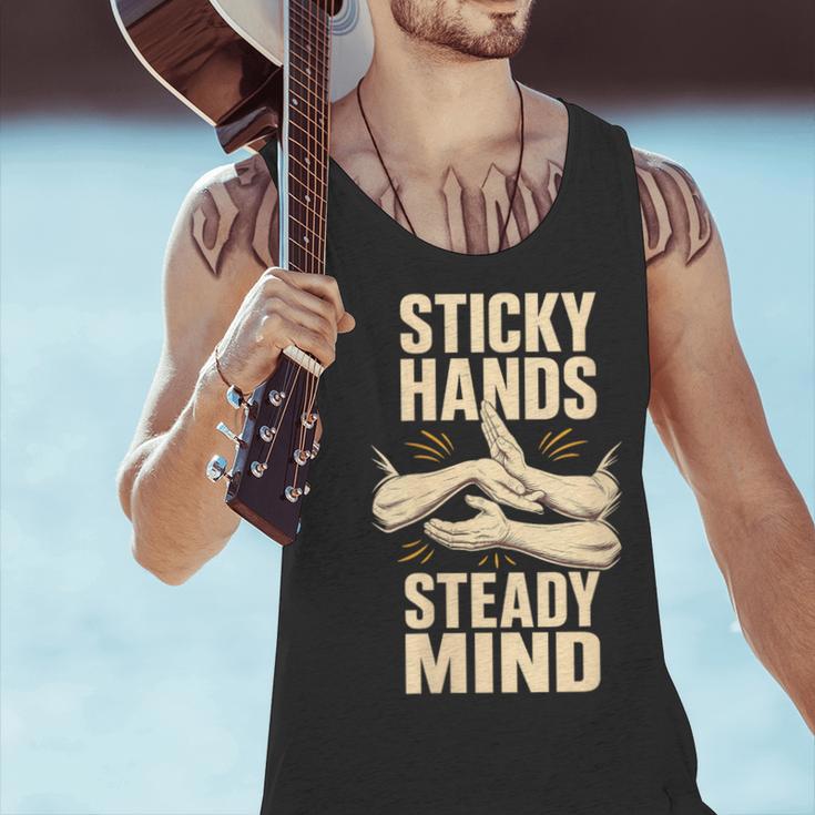 Women's Sticky Hands Steady Mind Muay Thai Boxing Men Tank Top