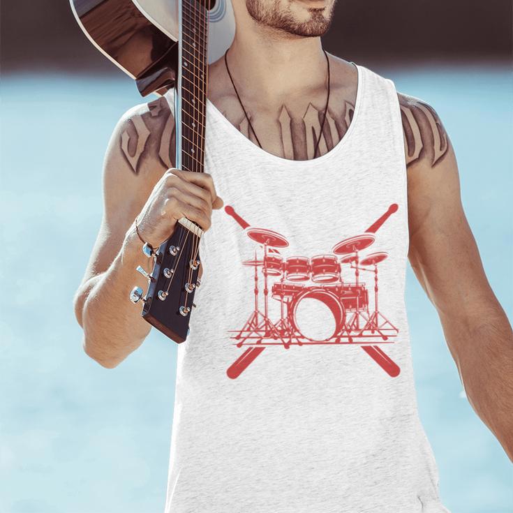 Drum Kit Percussion For Drummer Percussionist Musician Sweatshirt Men Tank Top Drum Kit Percussion For Drummer Percussionist Musician Sweatshirt Men Tank Top
