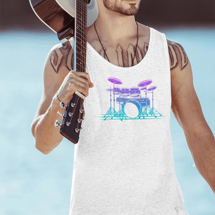 Drum Kit Set Drummer Premium Tri-Blend Men Tank Top Drum Kit Set Drummer Premium Tri-Blend Men Tank Top