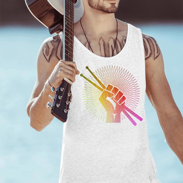Drummer Drumsticks Fist Drum Kit Sweatshirt Men Tank Top Drummer Drumsticks Fist Drum Kit Sweatshirt Men Tank Top