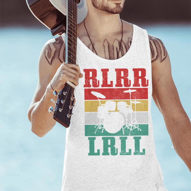 Drummer RLRR LRLL Vintage Drum Kit Sweatshirt Men Tank Top Drummer RLRR LRLL Vintage Drum Kit Sweatshirt Men Tank Top