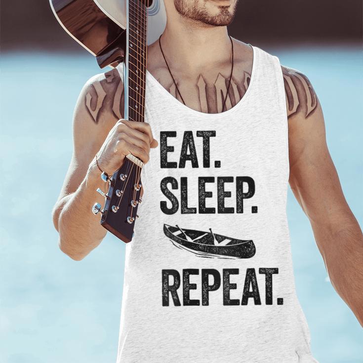 Eat Sleep Canoe Repeat Canoeing Outdoors Raglan Baseball Tee Men Tank Top Eat Sleep Canoe Repeat Canoeing Outdoors Raglan Baseball Tee Men Tank Top