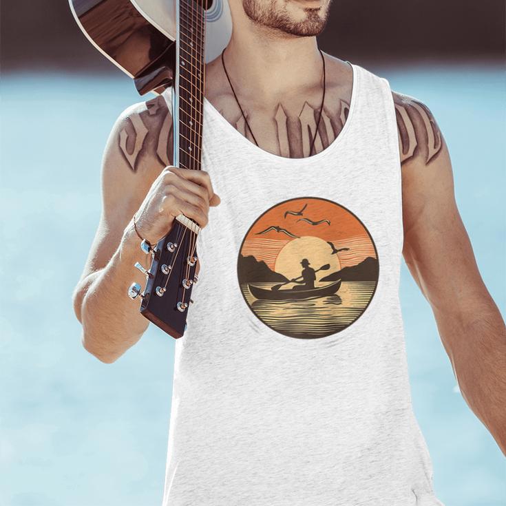 Kayak Kayaker Canoes-Boating Paddle-Life Canadier-Canoe Raglan Baseball Tee Men Tank Top