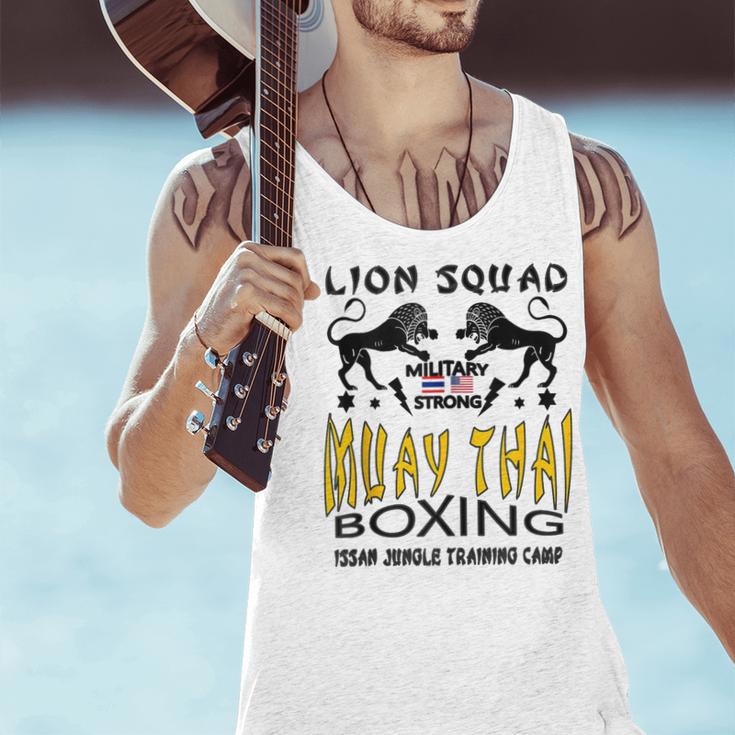LION SQUAD THAILAND KICKBOXING MUAY THAI MMA TRAINING Men Tank Top LION SQUAD THAILAND KICKBOXING MUAY THAI MMA TRAINING Men Tank Top