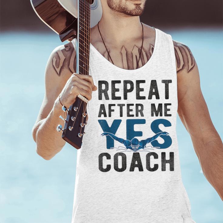 Repeat Yes Swim Coach Swimming Coach Men Tank Top
