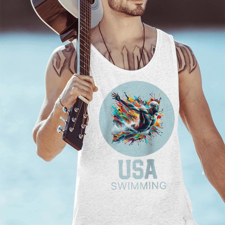 SWIMMING SPORT COMPETITIVE SWIM Raglan Baseball Tee Men Tank Top SWIMMING SPORT COMPETITIVE SWIM Raglan Baseball Tee Men Tank Top