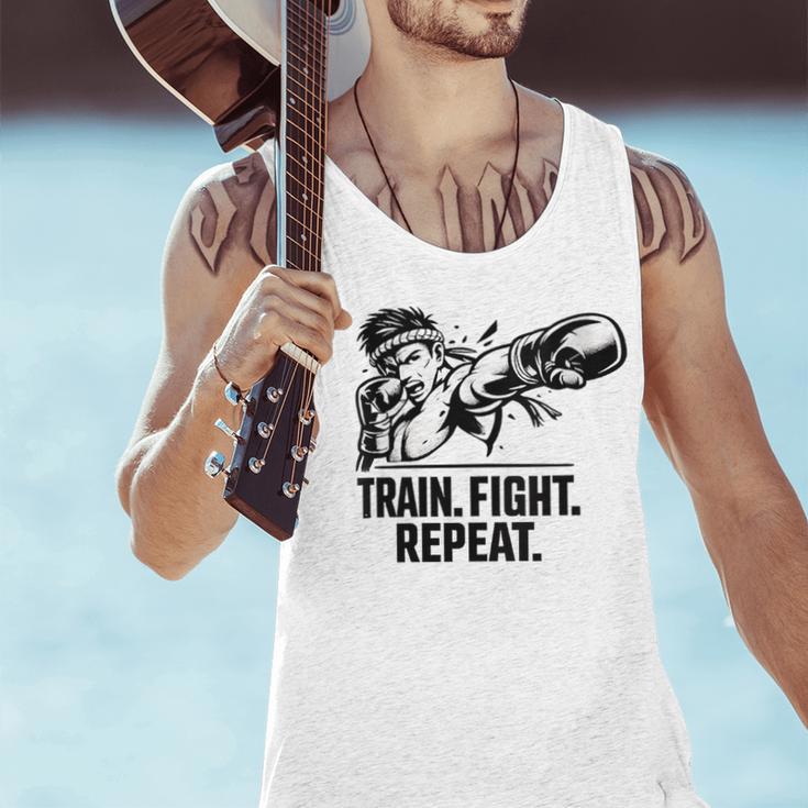Women's Train Fight Repeat Nak Muay Thai Boxing Fighter Men Tank Top