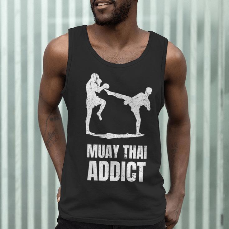 Addicted To Muay Thai Graphic Shirt Men Tank Top Addicted To Muay Thai Graphic Shirt Men Tank Top