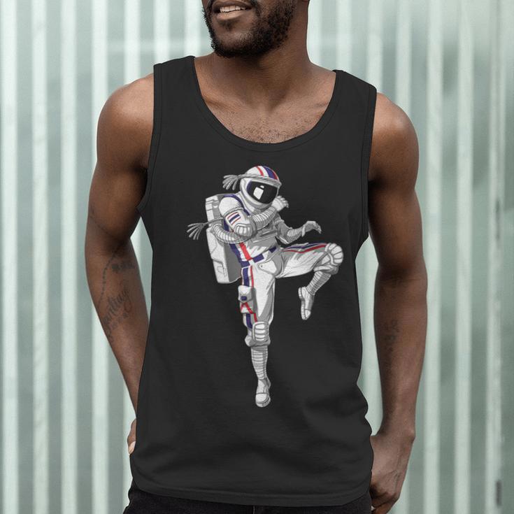 Astronaut Muay Thai Boxing Karate Kickboxing Martial Arts Men Tank Top