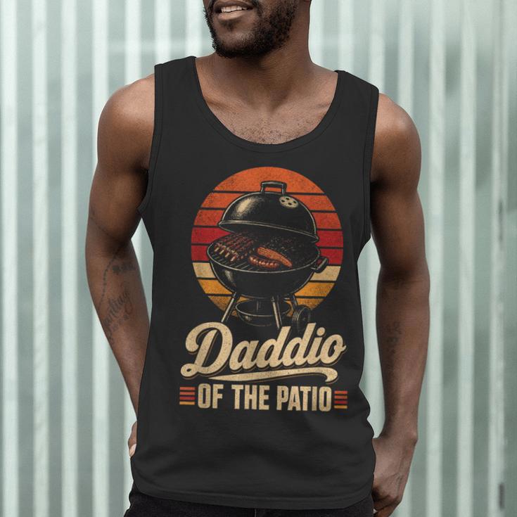 BBQ Dad Daddio Of The Patio Fathers Day Grilling Men Tank Top