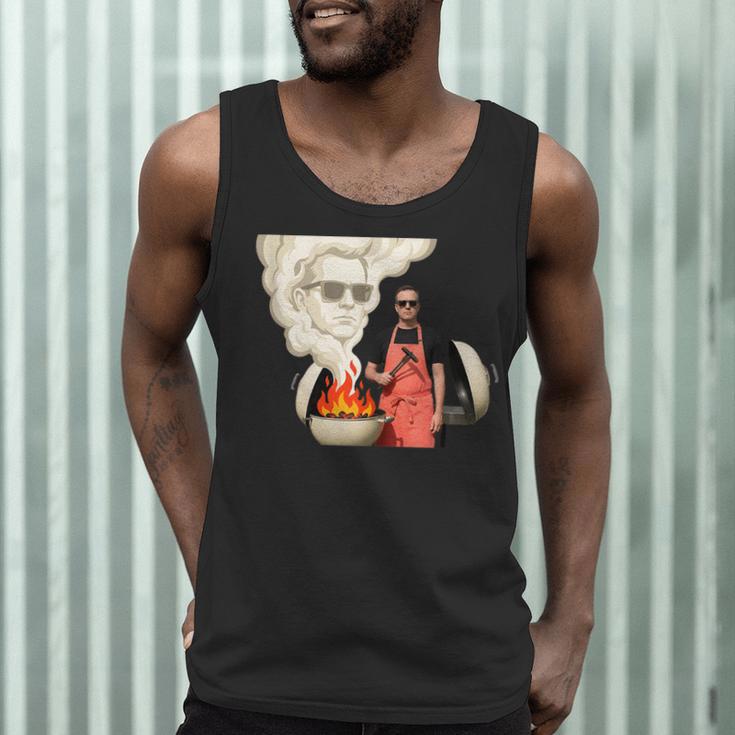 BBQ Dad Grilling Humor Men Backyard Men Tank Top
