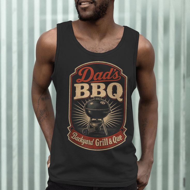 BBQ Dad's Backyard Grill & Que Men Tank Top