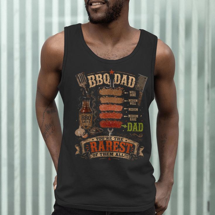 BBQ Shirt Steak BBQ Dad You'Re The Rarest Of Them All Men Tank Top