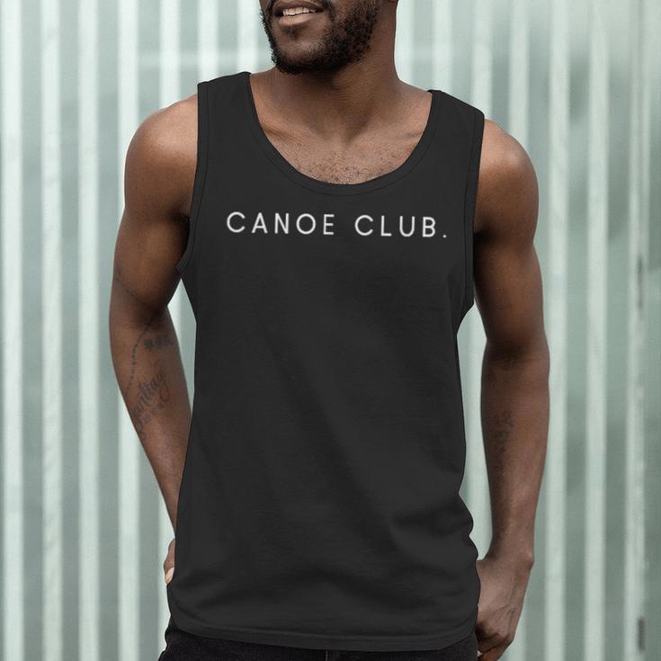 Canoe Club Minimalist Saying Men Tank Top Canoe Club Minimalist Saying Men Tank Top