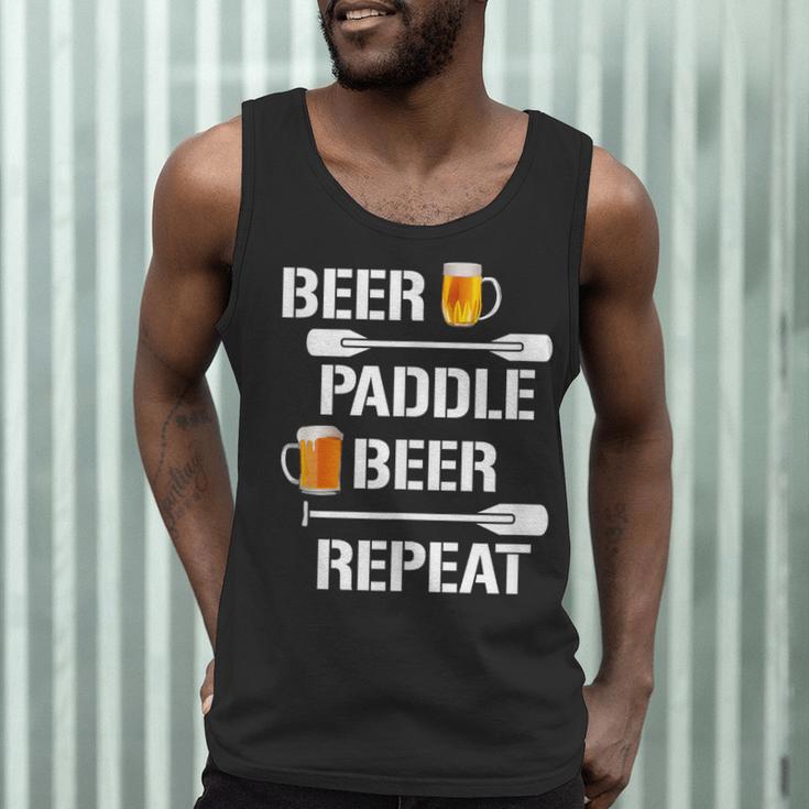 Canoe Kayak Tees Beer Paddle Repeat T-Shirt Men Tank Top Canoe Kayak Tees Beer Paddle Repeat T-Shirt Men Tank Top