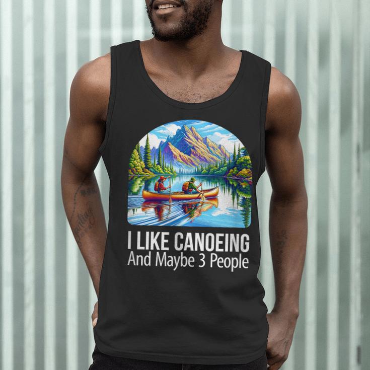 I Like Canoeing And Maybe 3 People Canoe Men Tank Top I Like Canoeing And Maybe 3 People Canoe Men Tank Top