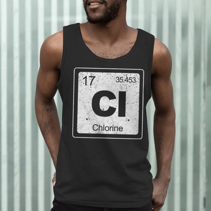 Chlorine Periodic Table Symbol Chemistry Swimming Dive Men Tank Top Chlorine Periodic Table Symbol Chemistry Swimming Dive Men Tank Top