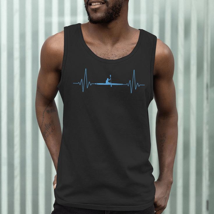 Cool Kayaking Heartbeat Canoe Boating Kayaks Outdoor Sport Men Tank Top Cool Kayaking Heartbeat Canoe Boating Kayaks Outdoor Sport Men Tank Top