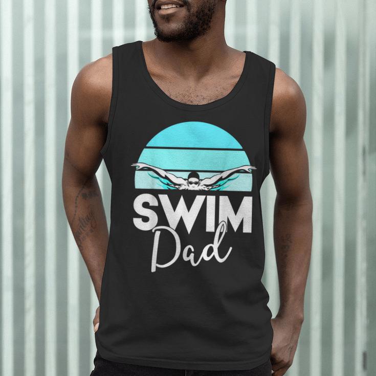 Dad Father School Swimming Meet Swimmer Swimmer Men Tank Top Dad Father School Swimming Meet Swimmer Swimmer Men Tank Top