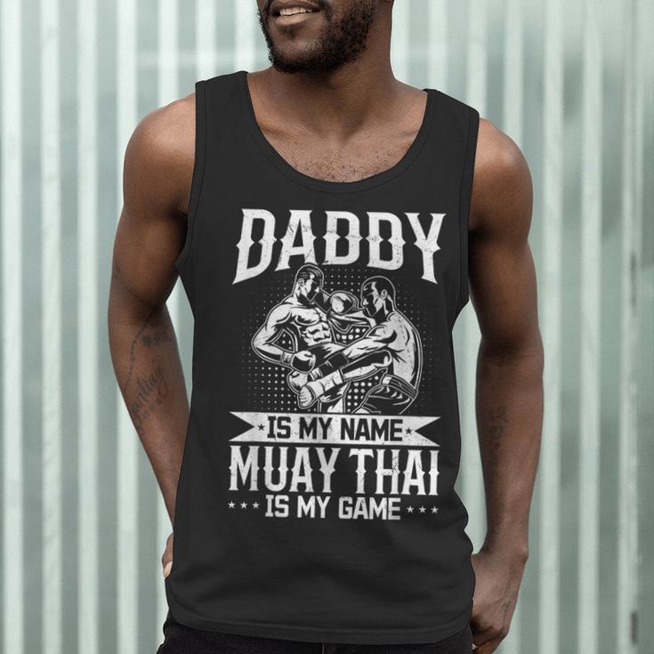 Daddy Is My Name Muay Thai Is My Game Muay Thai Dad Men Tank Top