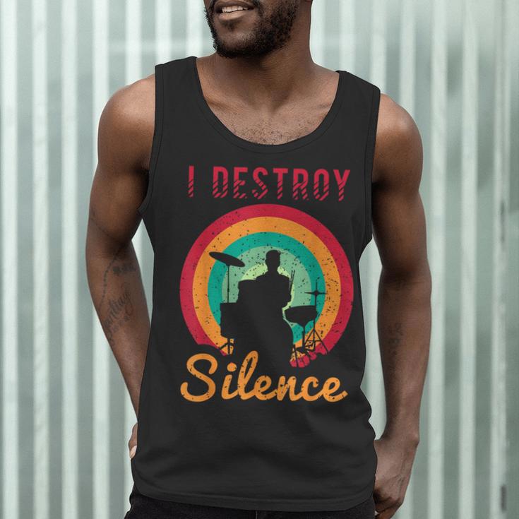 Drum Kit Tshirt For a Drummer With Percussion Instruments Men Tank Top Drum Kit Tshirt For a Drummer With Percussion Instruments Men Tank Top