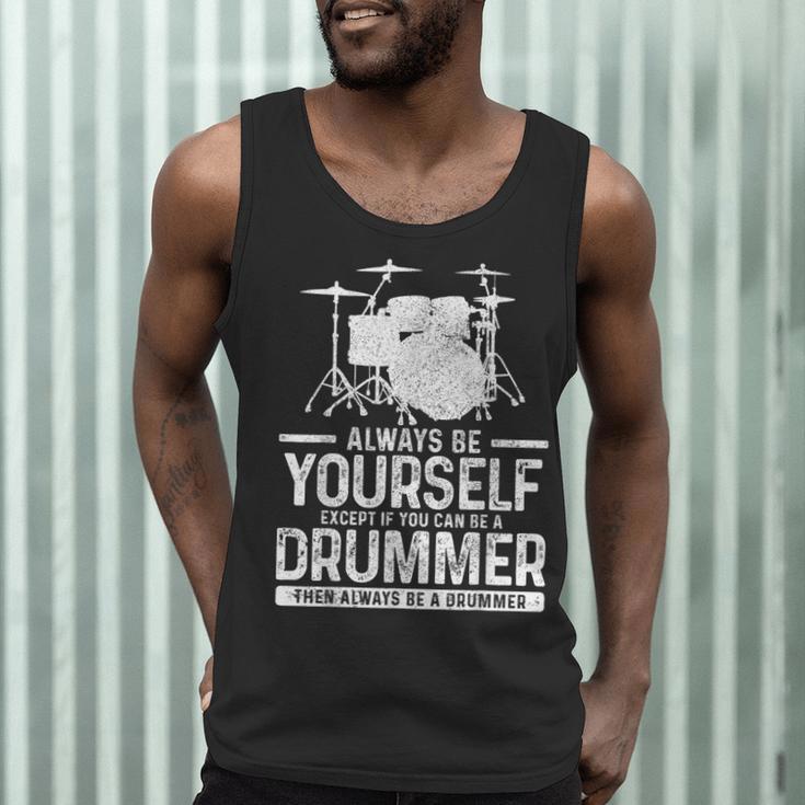 Drummer Drum Kit Saying Drummer Men Tank Top Drummer Drum Kit Saying Drummer Men Tank Top