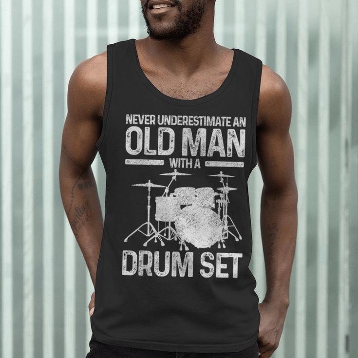 Drummer Drum Kit Vintage Drummer Men Tank Top Drummer Drum Kit Vintage Drummer Men Tank Top