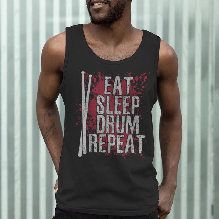 Drummer Eat Sleep Drum Repeat Drum Kit Musician Men Tank Top Drummer Eat Sleep Drum Repeat Drum Kit Musician Men Tank Top