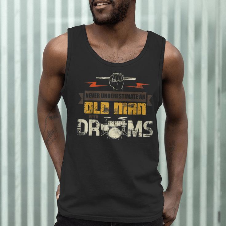 Drummer Drummer Pensioner Drum Kit Men Tank Top Drummer Drummer Pensioner Drum Kit Men Tank Top