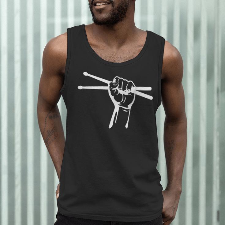Drumsticks Hand Drum Kit Drummer Men Tank Top Drumsticks Hand Drum Kit Drummer Men Tank Top