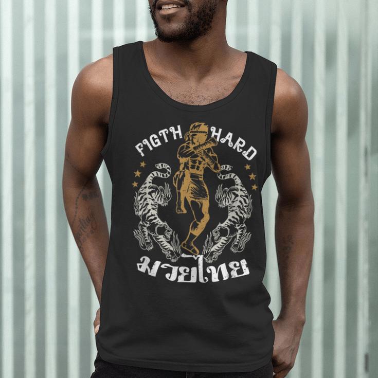 Fight Hard Traditional Fighter Muay Thai Men Tank Top