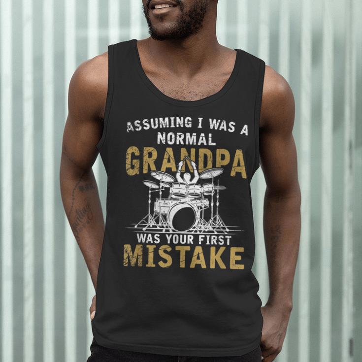 Grandpa Drummer Father's Day Drum Kit Men Tank Top Grandpa Drummer Father's Day Drum Kit Men Tank Top