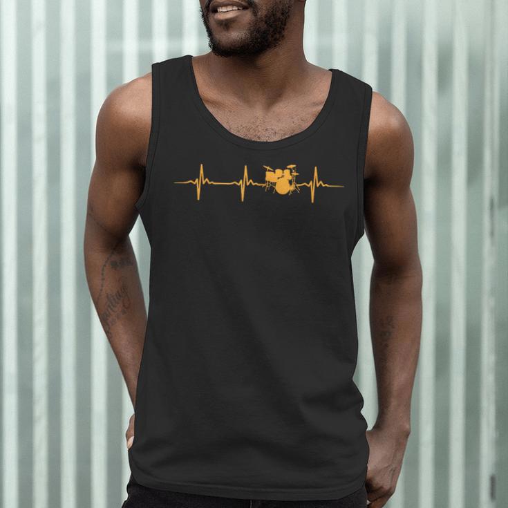 Great Drum Kit Heartbeat Drummer Men Tank Top Great Drum Kit Heartbeat Drummer Men Tank Top