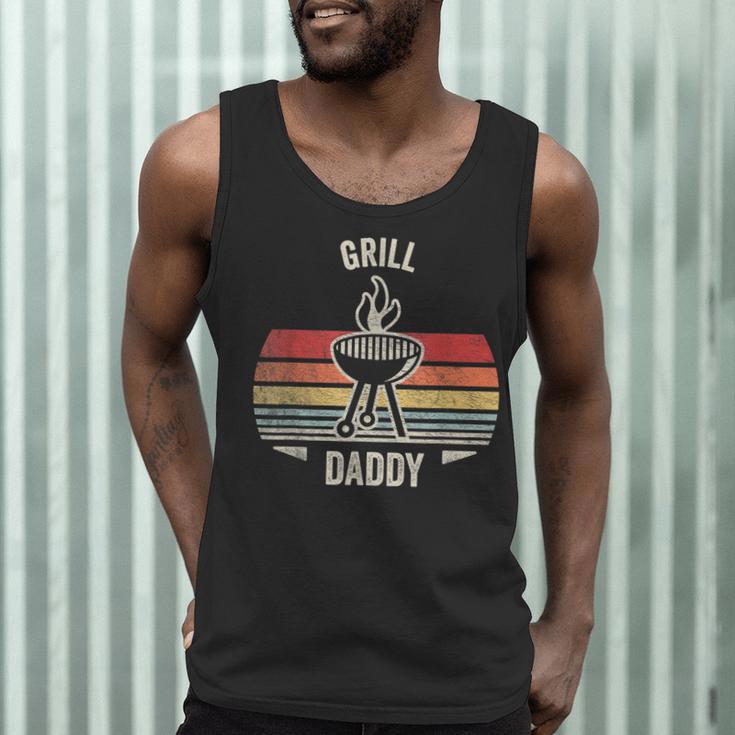 Grill Daddy BBQ Dad Retro Vintage Grilling Graphic Men Tank Top Grill Daddy BBQ Dad Retro Vintage Grilling Graphic Men Tank Top