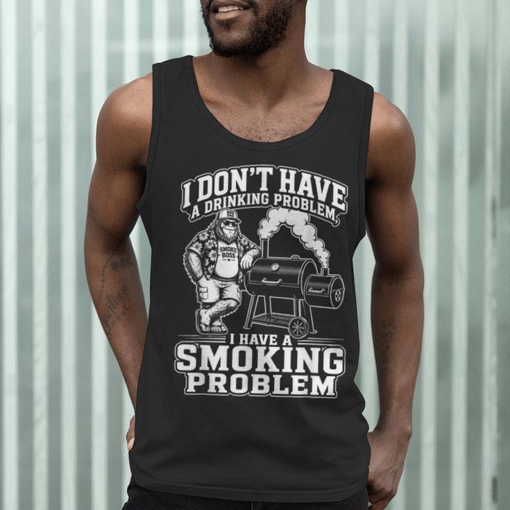 I'm Just A Drinker With A Smoking Problem Grilling BBQ Dad Men Tank Top