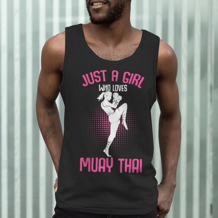 Just a Girl Who Loves Muay Thai Kids Girls Men Tank Top Just a Girl Who Loves Muay Thai Kids Girls Men Tank Top