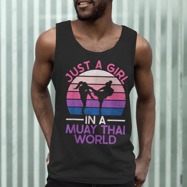 Just A Girl In A Muay Thai World Muay Thai Boxing Men Tank Top